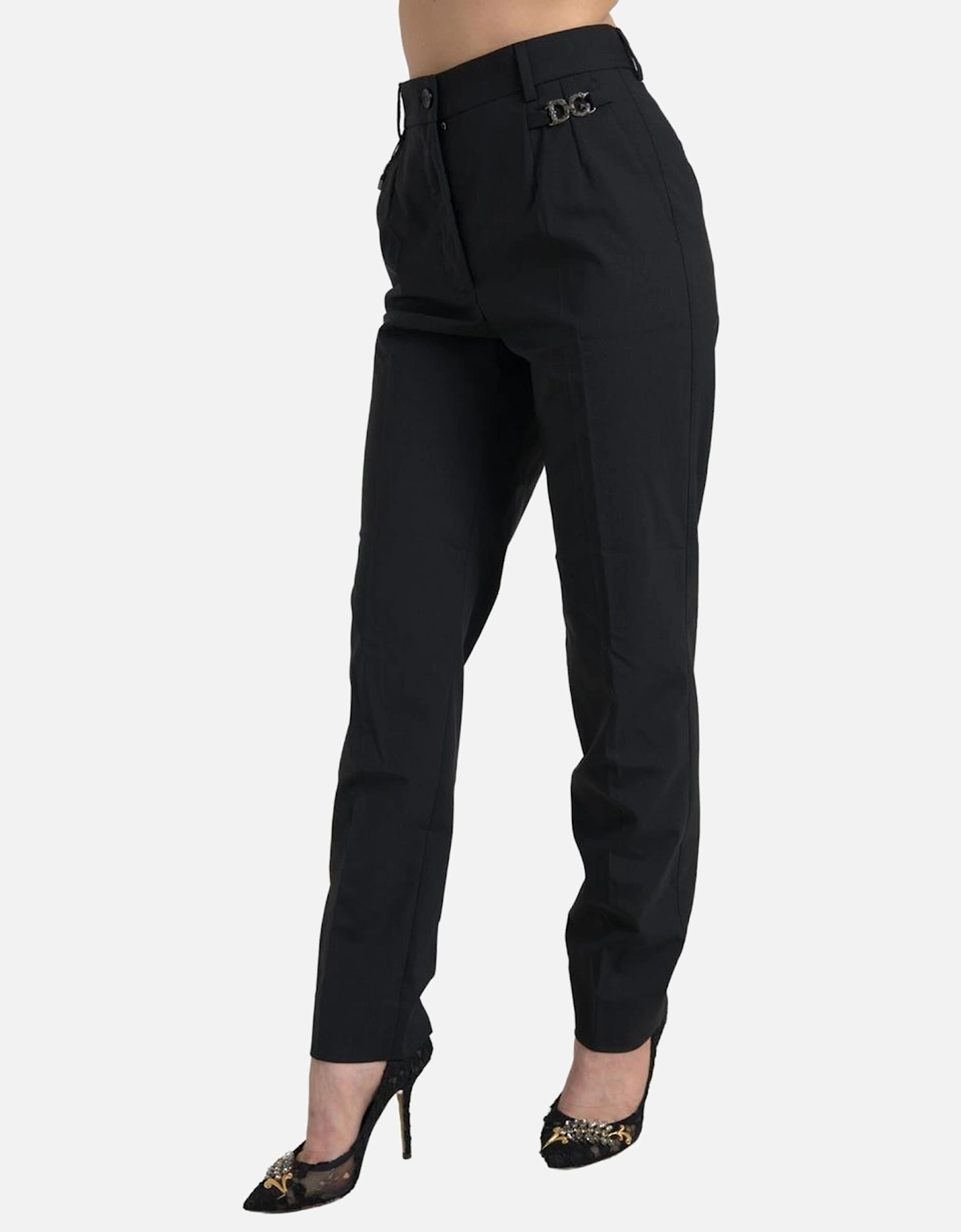 Dolce Gabbana PAN74763 Black Trousers Women Jeans