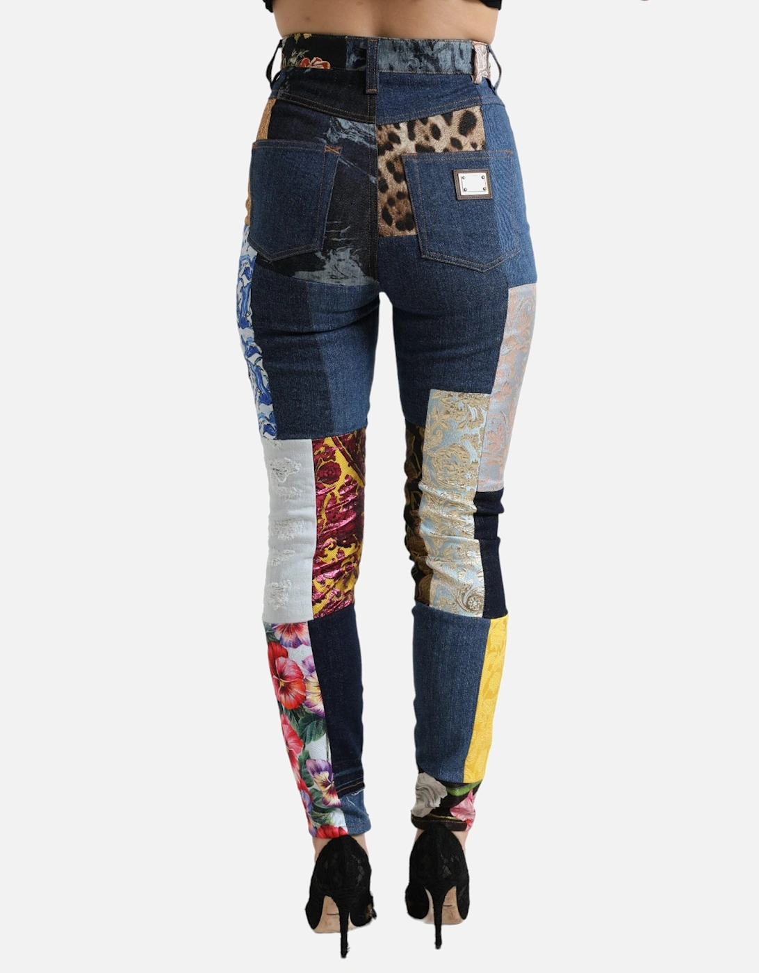 Patchwork Jeans MultiPattern Style Women - Multicolor Jeans