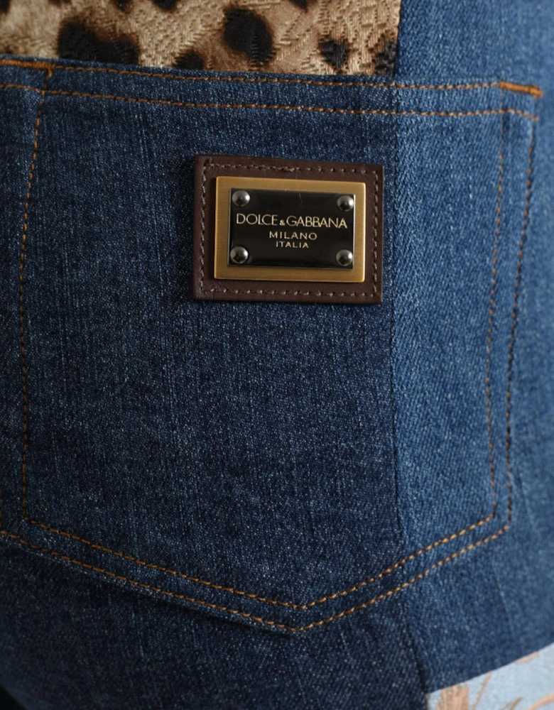 Patchwork Jeans MultiPattern Style Women - Multicolor Jeans