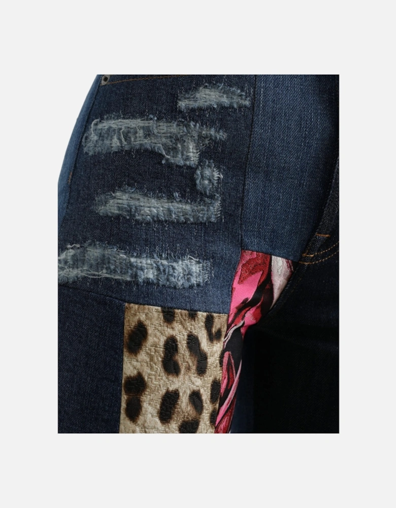 Patchwork Jeans MultiPattern Style Women - Multicolor Jeans