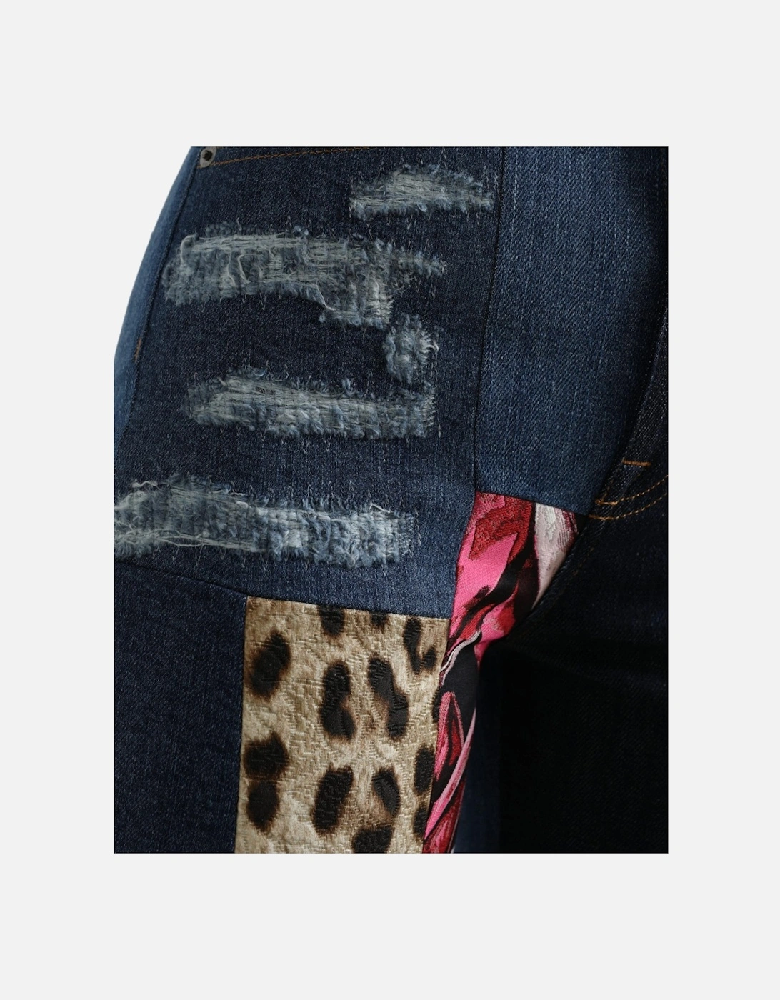 Patchwork Jeans MultiPattern Style Women - Multicolor Jeans