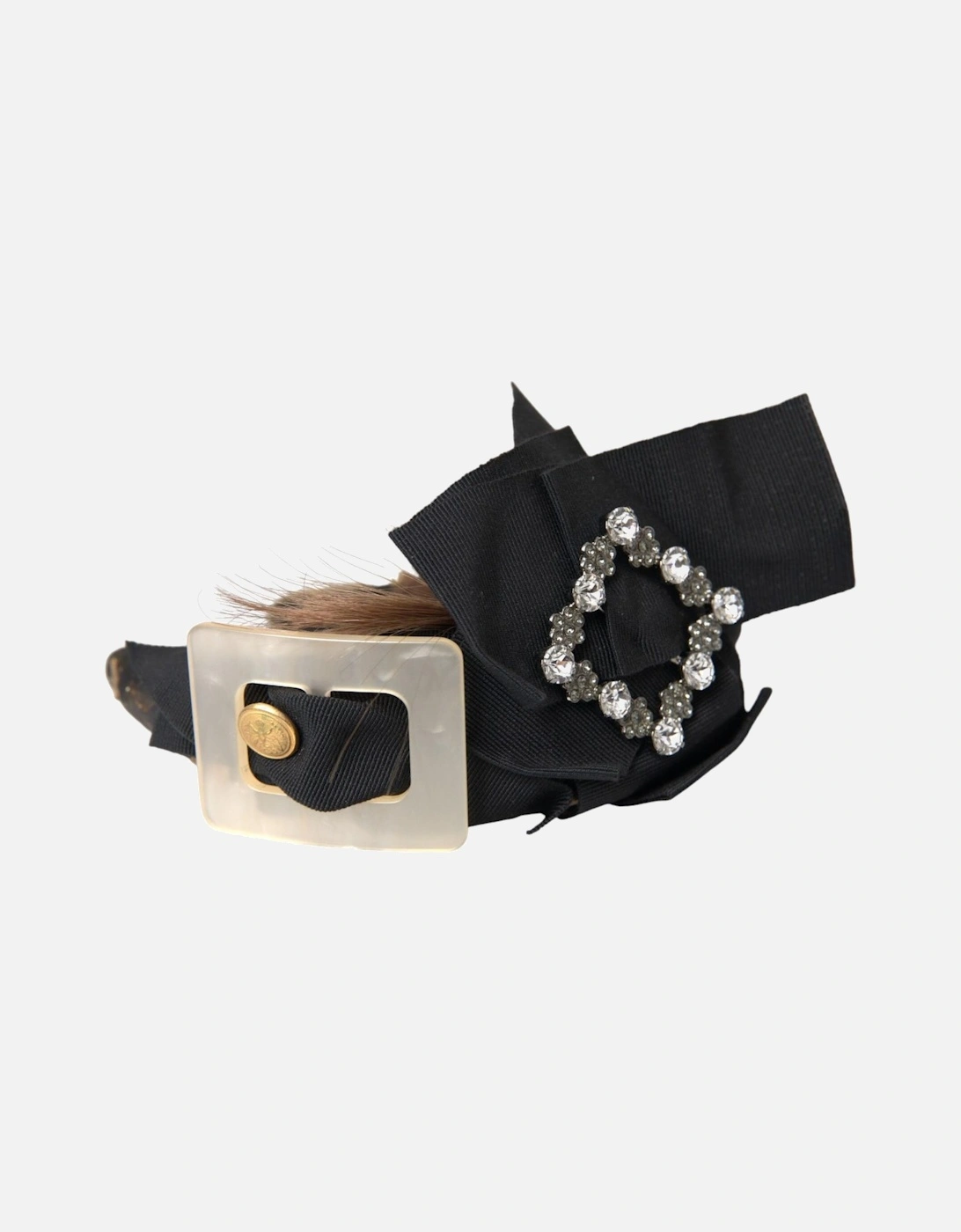 Multicolored Detailing Hair Diadem Headband Women - Black Hair, 6 of 5