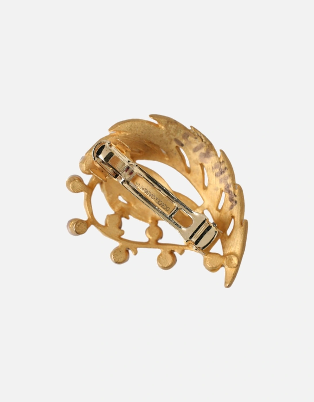 Embellished Hair Pin Brooch Women - Gold Brooches