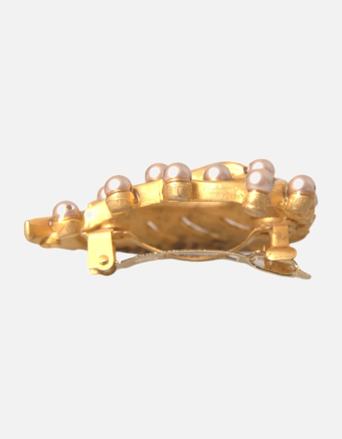 Embellished Hair Pin Brooch Women - Gold Brooches