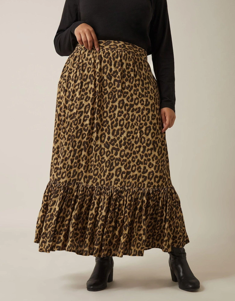 Animal Print Skirt