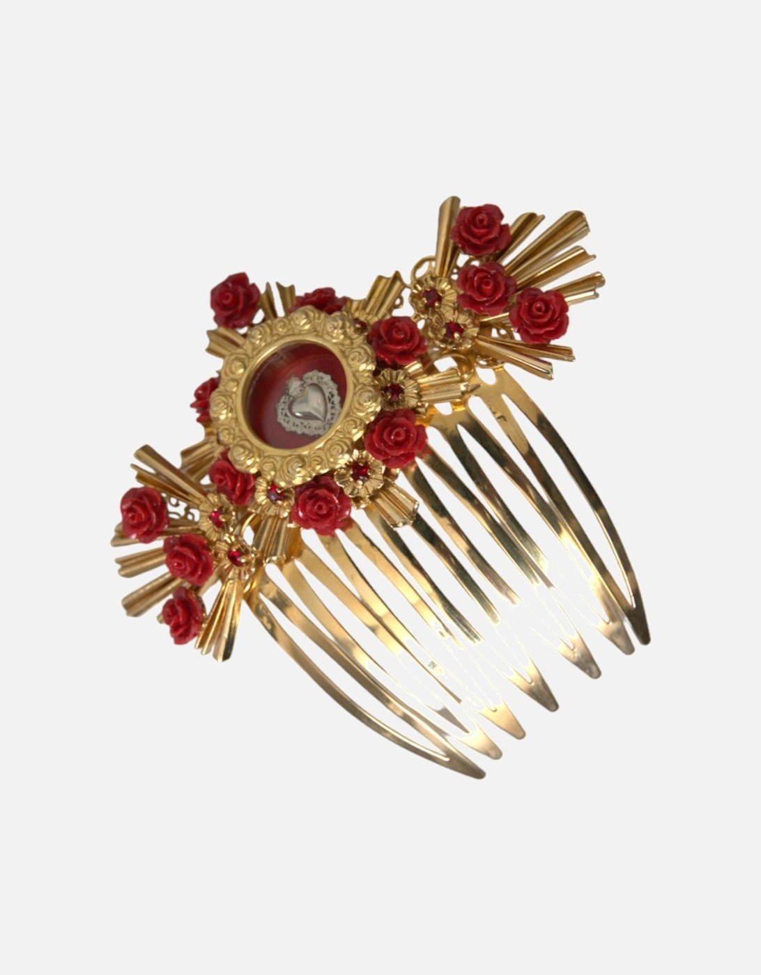 Crystal Floral Gold Hair Comb Women Miscellaneous Accessories, 7 of 6