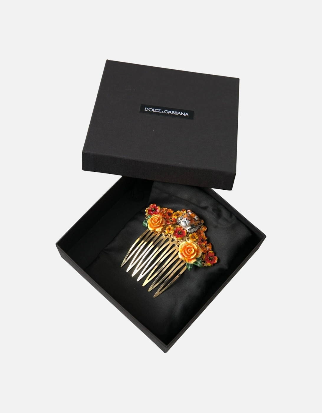 Multicolor Crystal Hair Comb Women - Gold Miscellaneous Accessories