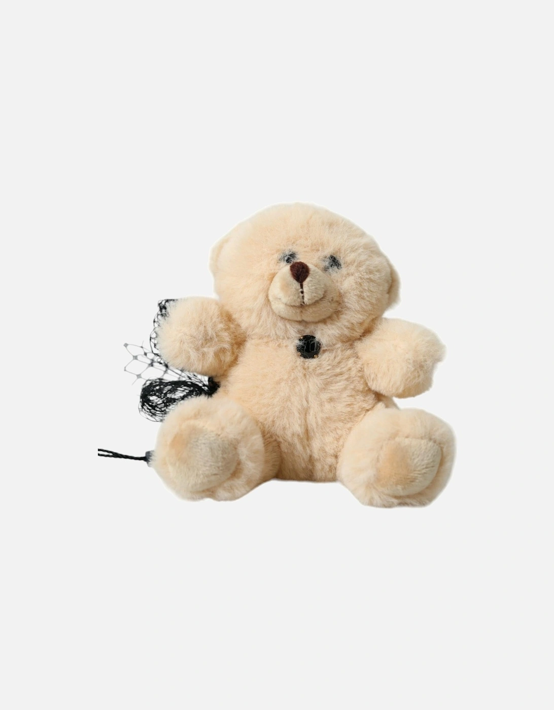 Women's Dolce & Gabbana Beige Teddy Bear with Rhinestone Button - Cream