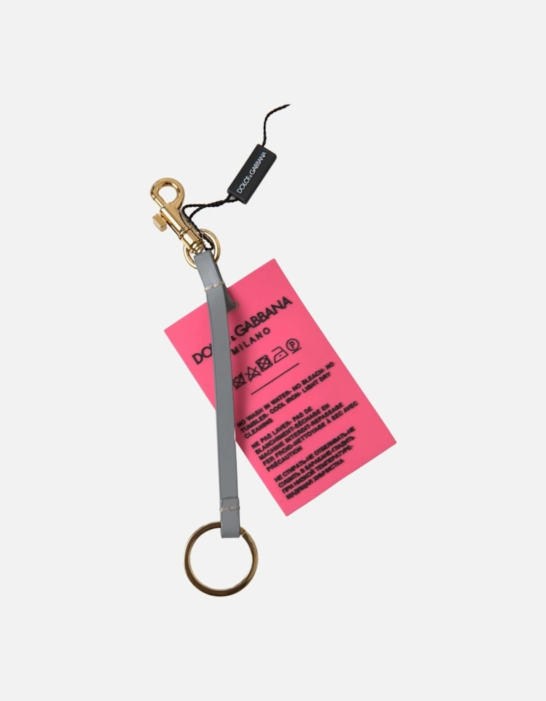 I Love DG Keychain Pink Silicone Women