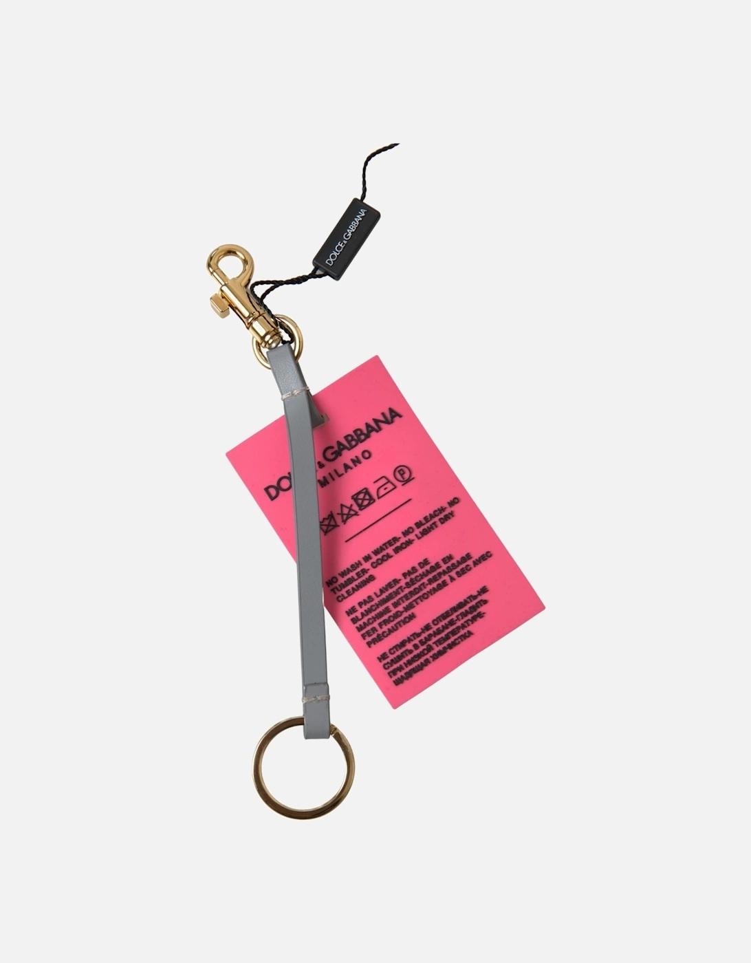 I Love DG Keychain Pink Silicone Women
