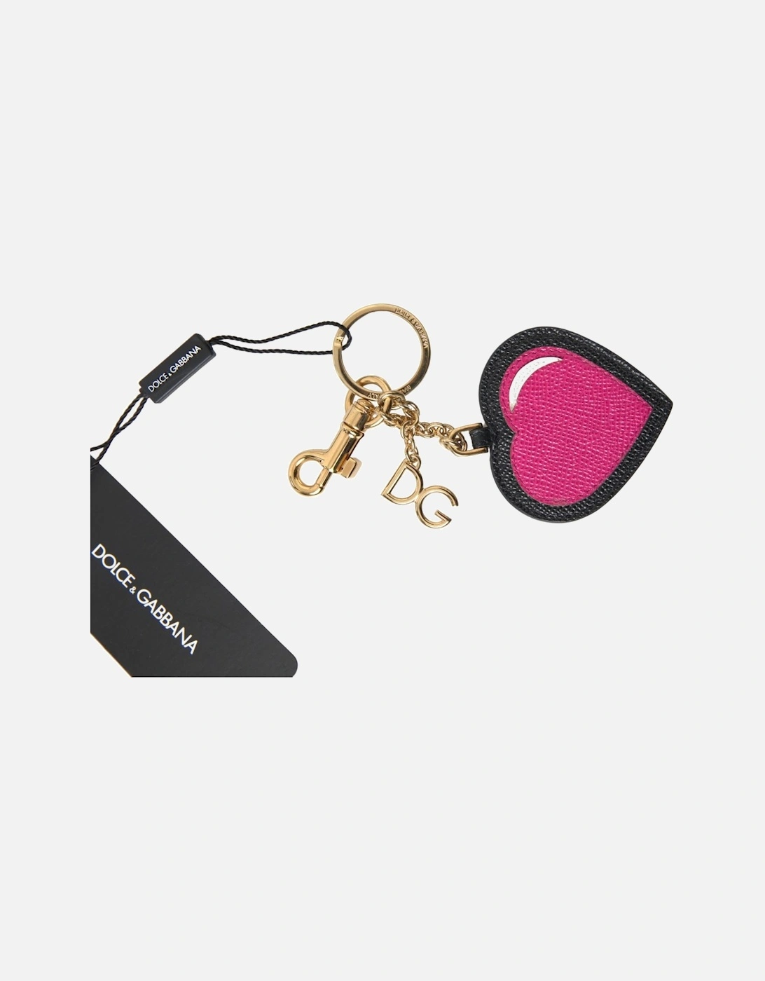Heart Keychain PinkBlack Women