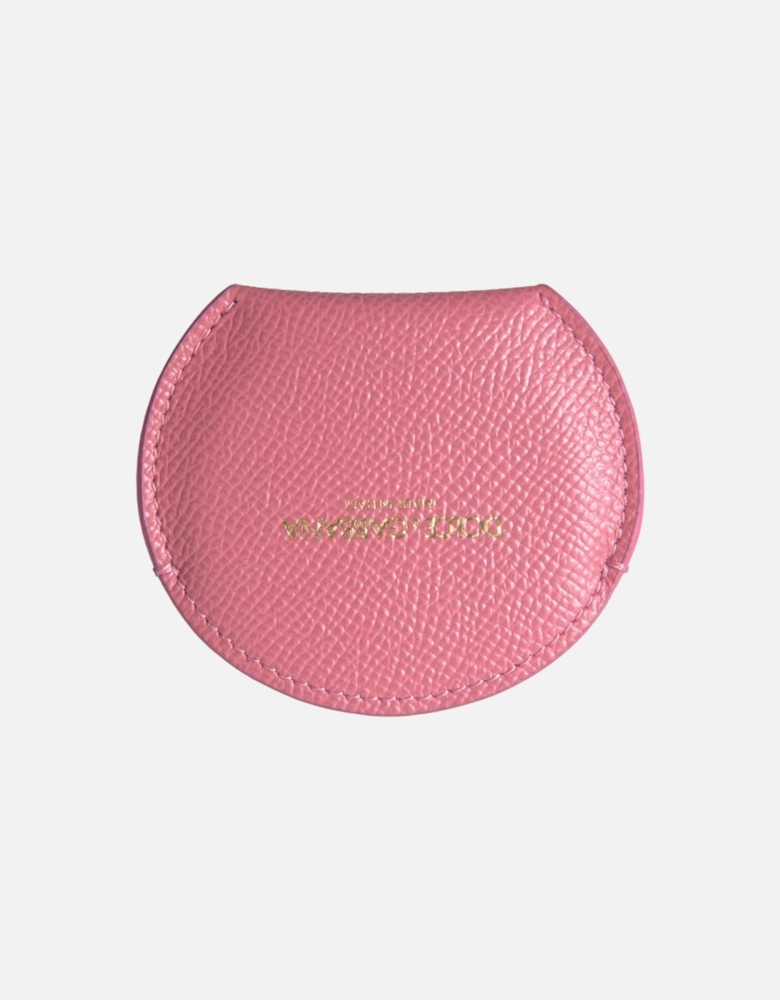 Leather Mirror Holder with Logo Details Women - Pink Miscellaneous