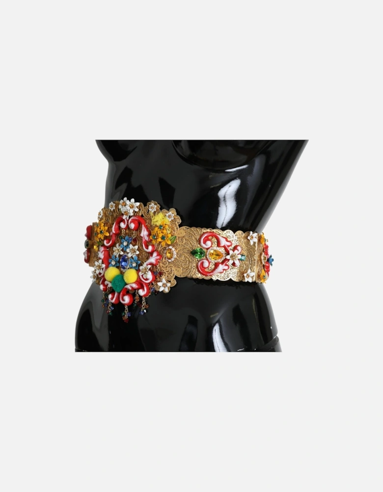 Dolce Gabbana statement belt embellished Women - Gold