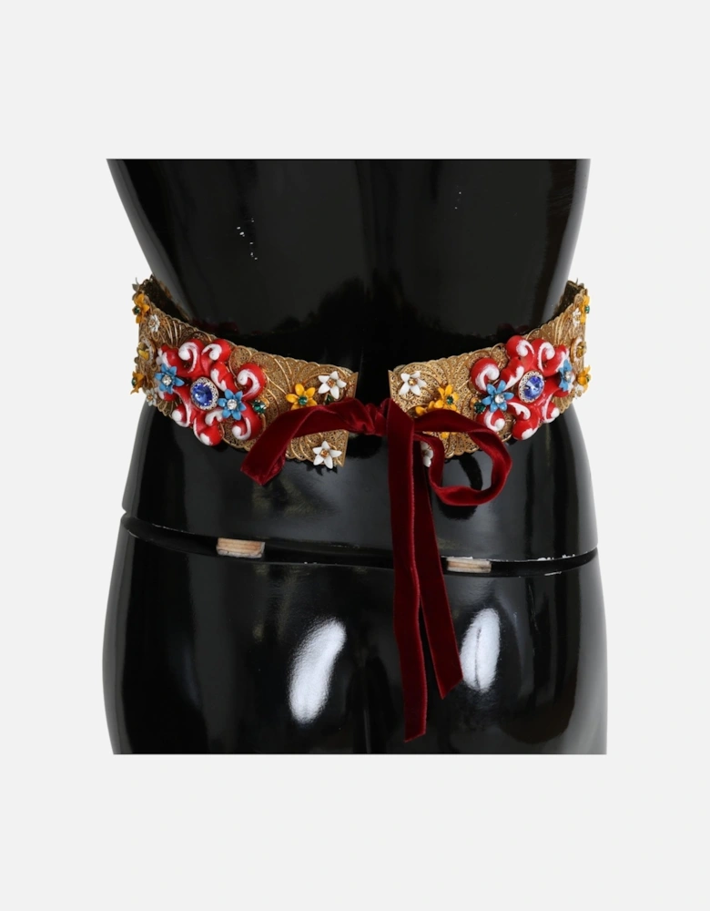 Dolce Gabbana statement belt embellished Women - Gold