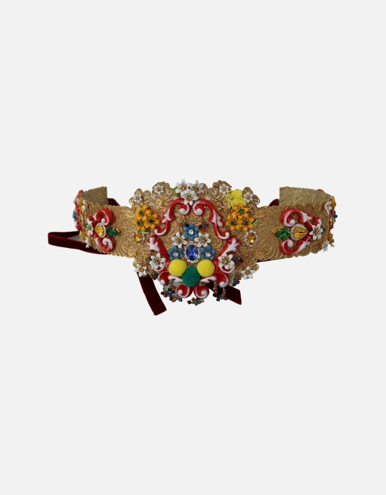 Dolce Gabbana statement belt embellished Women - Gold