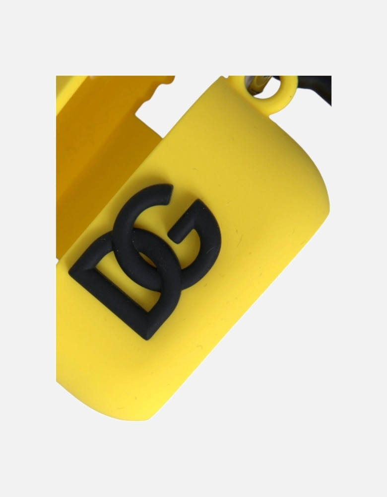 Silicone Airpods Case with Logo Details Women - Yellow Miscellaneous