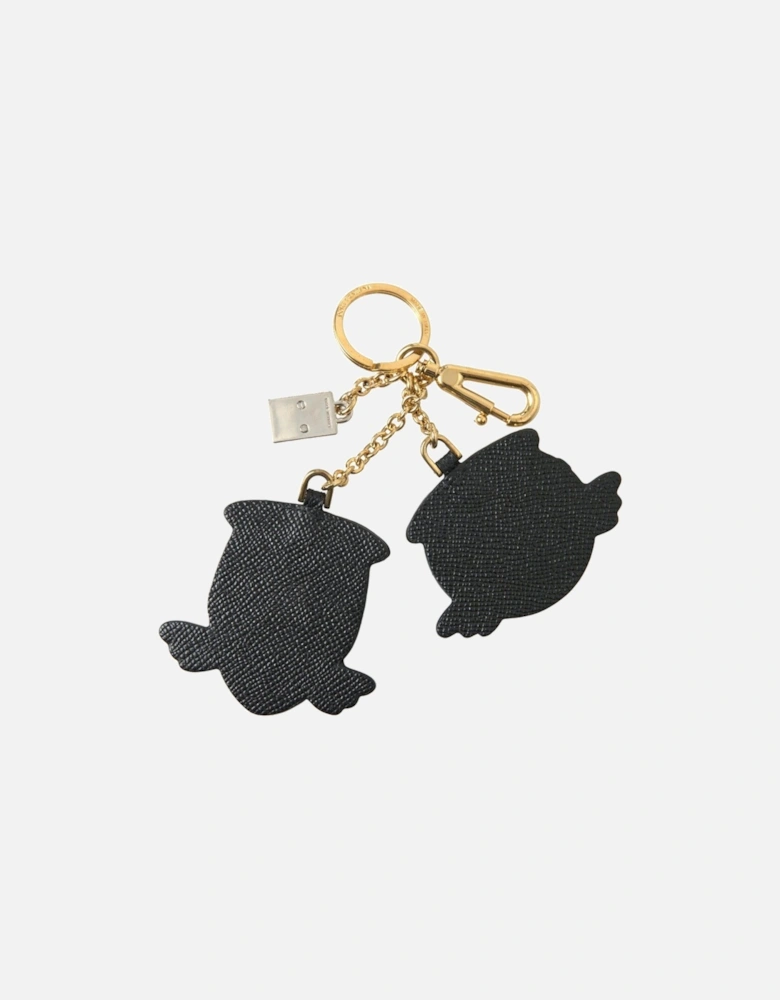 Double KeychainCartoon Style Women - Blue