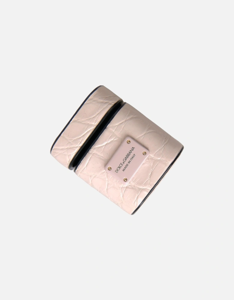 Silicone Airpods Case with Logo Details Women - Pink Miscellaneous