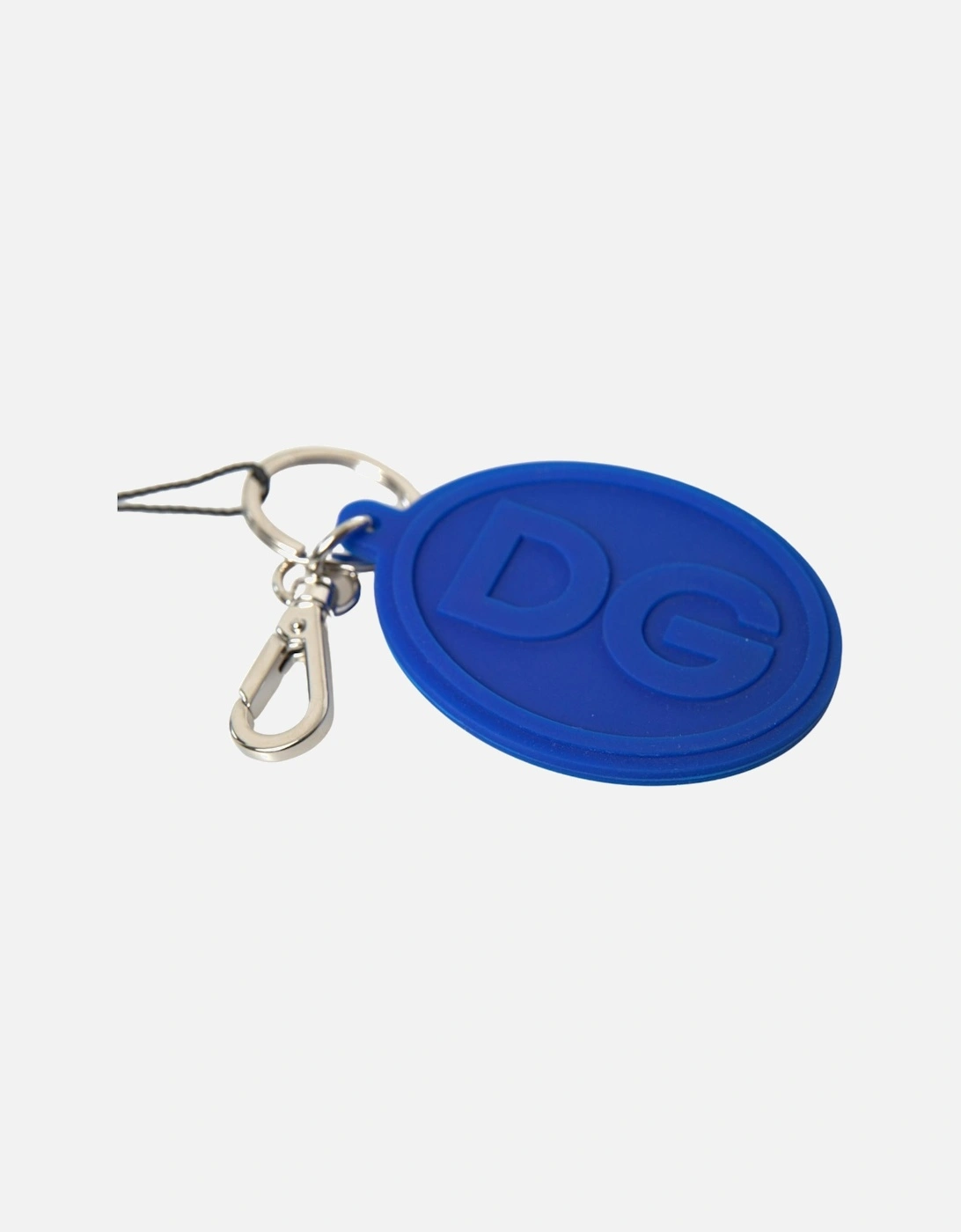 Brass Ring Logo Engraved Keychain Keyring Women - Blue, 3 of 2
