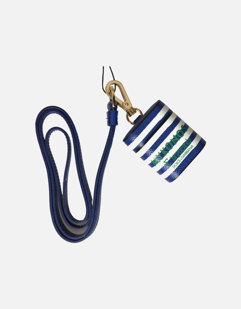 Mykonos AirPods Case with Carabiner Women - Blue Belts
