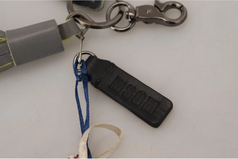 Rocket Keychain Multicolor Leather Women