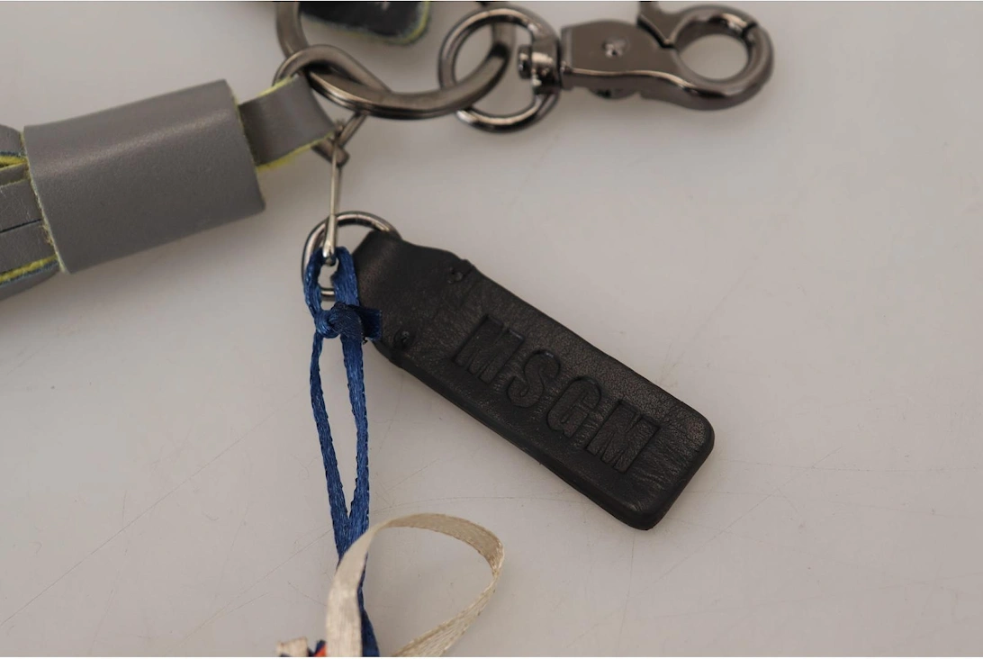 Rocket Keychain Multicolor Leather Women