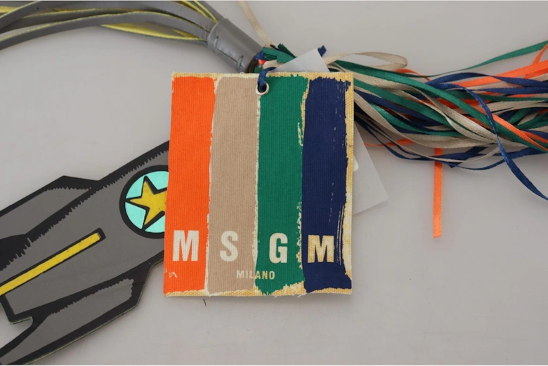 Rocket Keychain Multicolor Leather Women