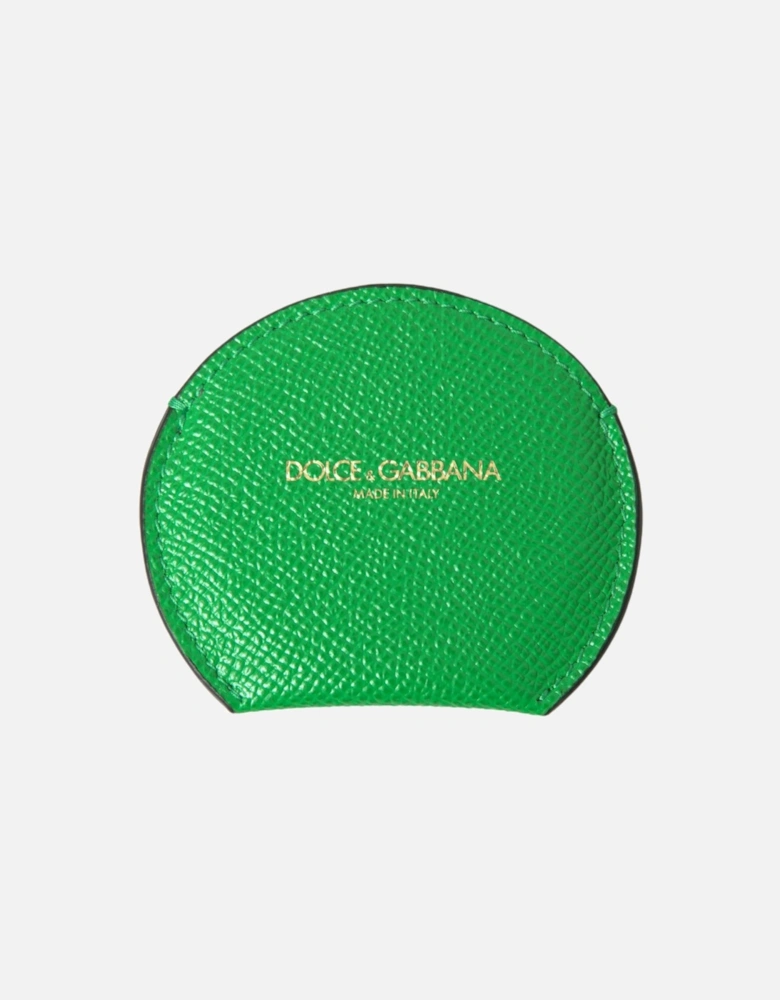 Leather Coin Purse Green Women - Black And Green Miscellaneous