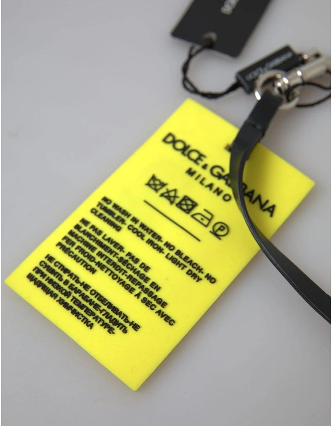 ilicone Keychain I Love DG Women - Yellow