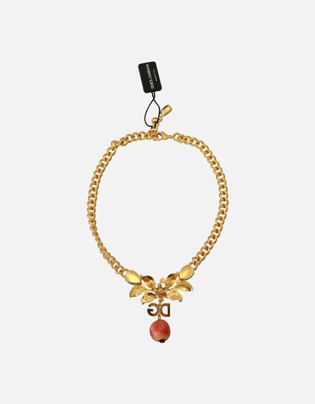 Pomegranate Necklace Gold Chain DG Charm Women