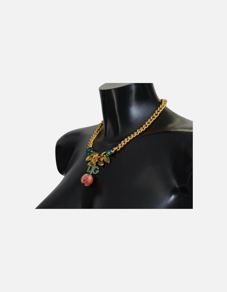 Pomegranate Necklace Gold Chain DG Charm Women