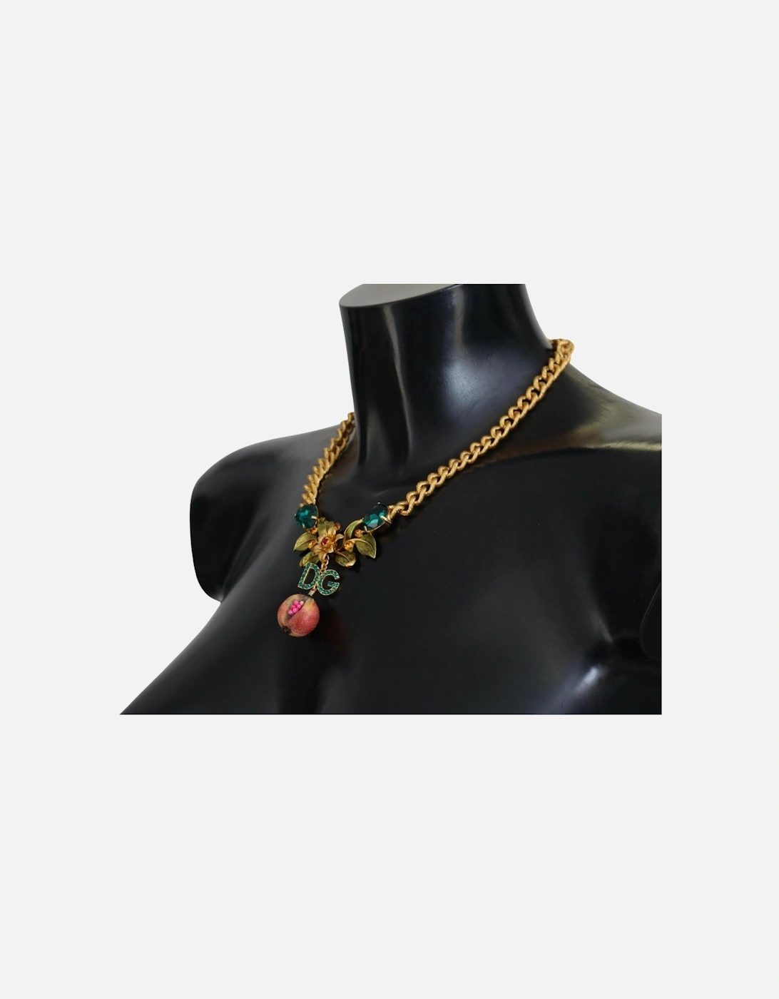 Pomegranate Necklace Gold Chain DG Charm Women