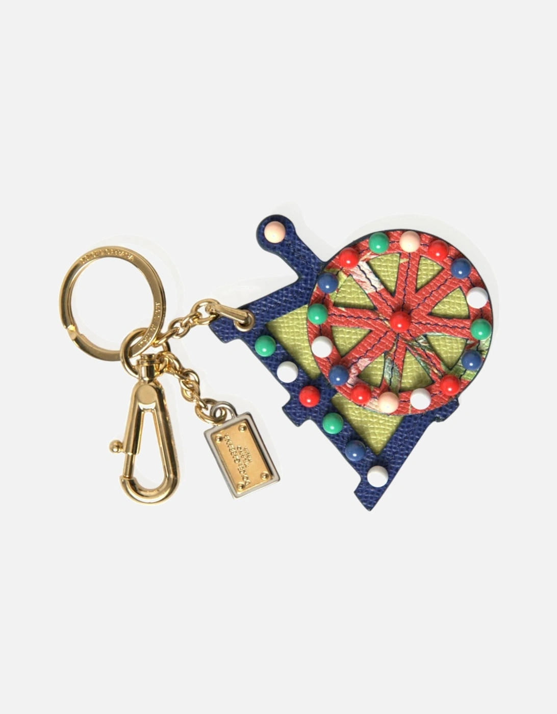 Multicolor Cellulose Keychain with Logo Hardware Women, 6 of 5