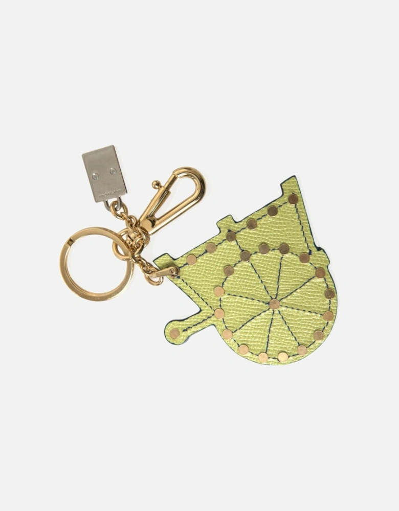Multicolor Cellulose Keychain with Logo Hardware Women