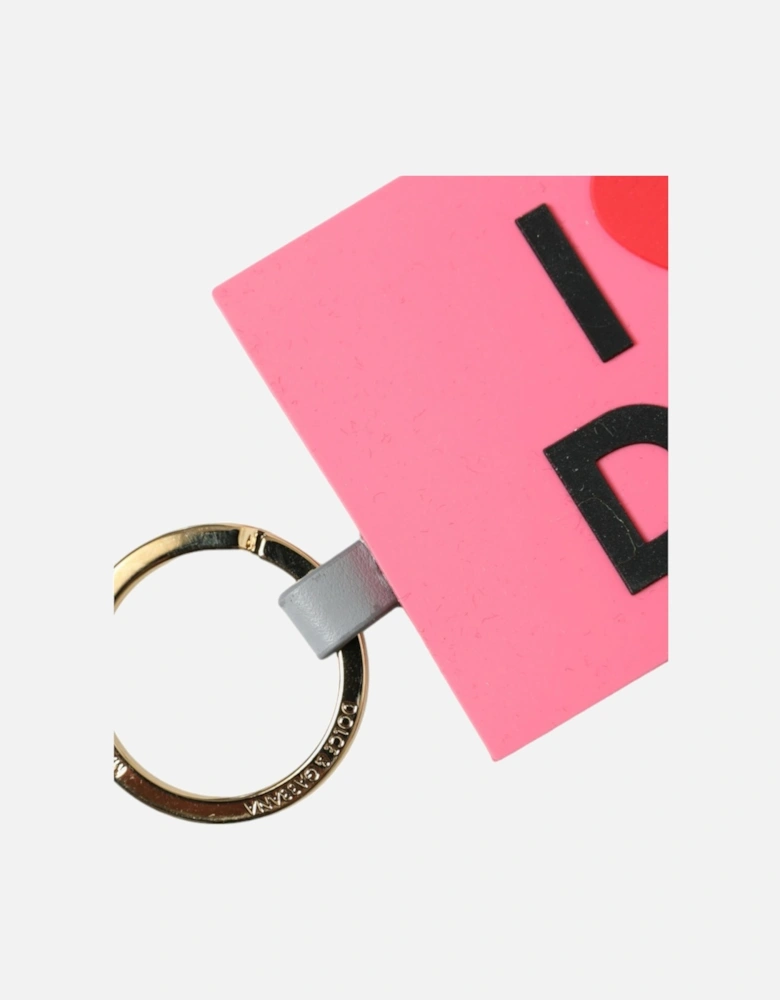 Trifold Key Holder with Logo Engraved Metal Hardware Women - Gold And