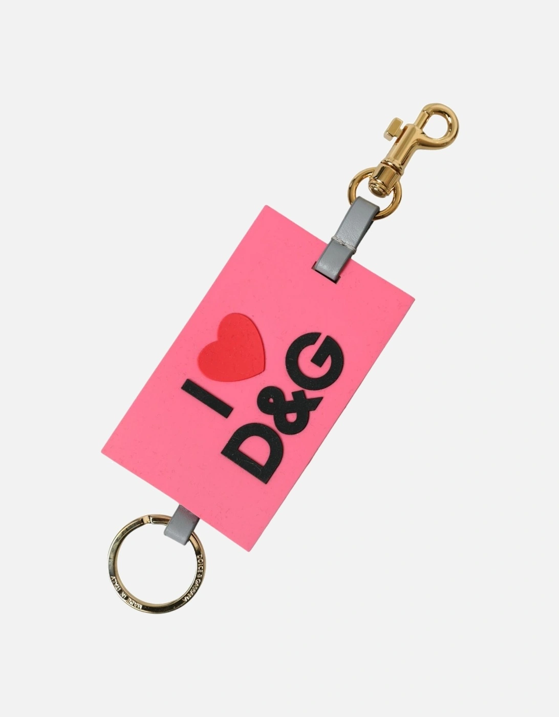Trifold Key Holder with Logo Engraved Metal Hardware Women - Gold And, 7 of 6