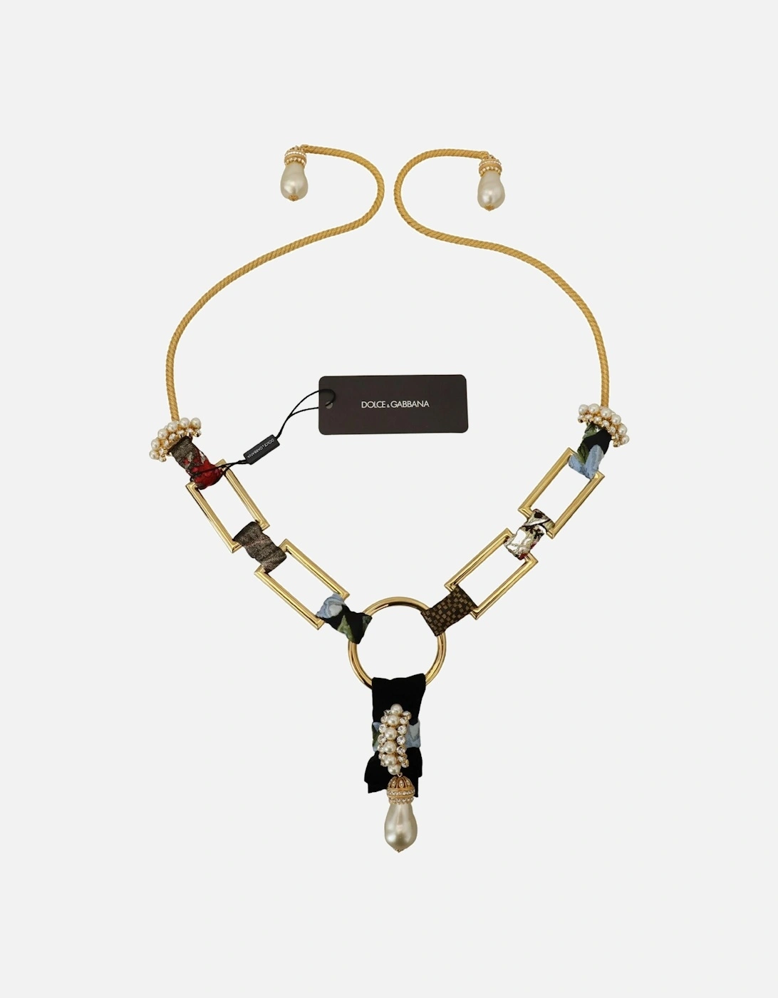 Gold Baroque Pearl Statement Necklace Women
