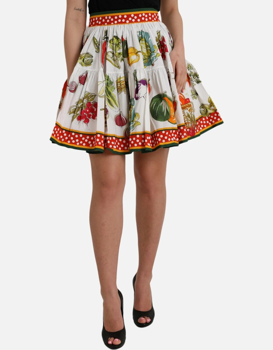 Sophisticated Black High-Waisted Midi Skirt Women, 6 of 5