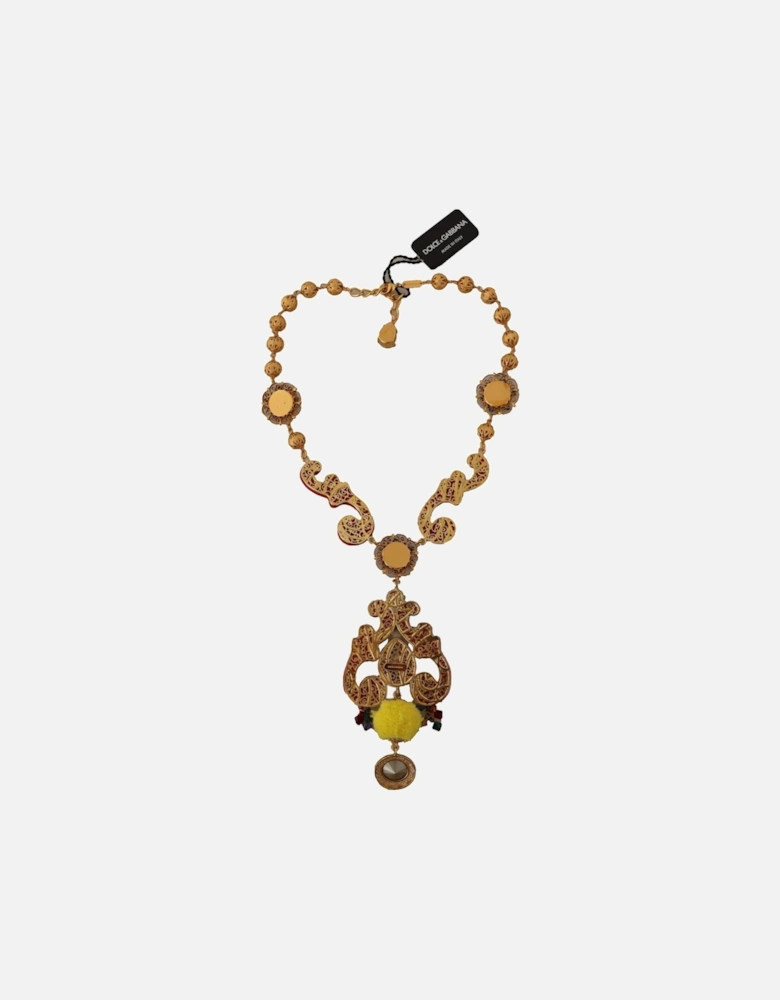 Dolce Gabbana Statement Necklace Women - Gold