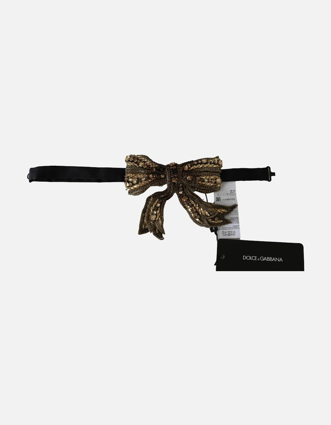Dolce Gabbana Bow Detail Black Choker Women - Gold Miscellaneous