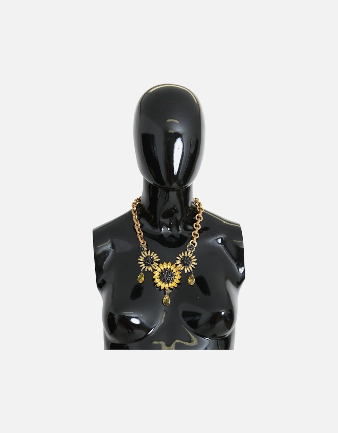 Gold Crystal Statement Necklace Women, 6 of 5