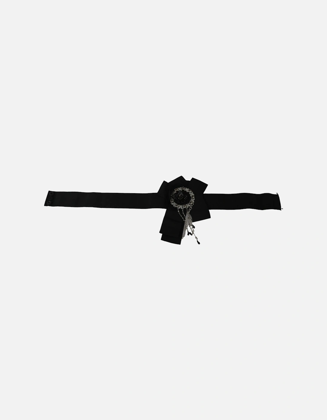 Dolce Gabbana Floral Embellished Belt Women - Black