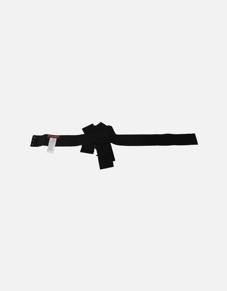 Dolce Gabbana Floral Embellished Belt Women - Black