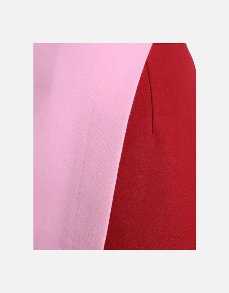 Tricolor Mini Skirt Aline Women - Multicolor