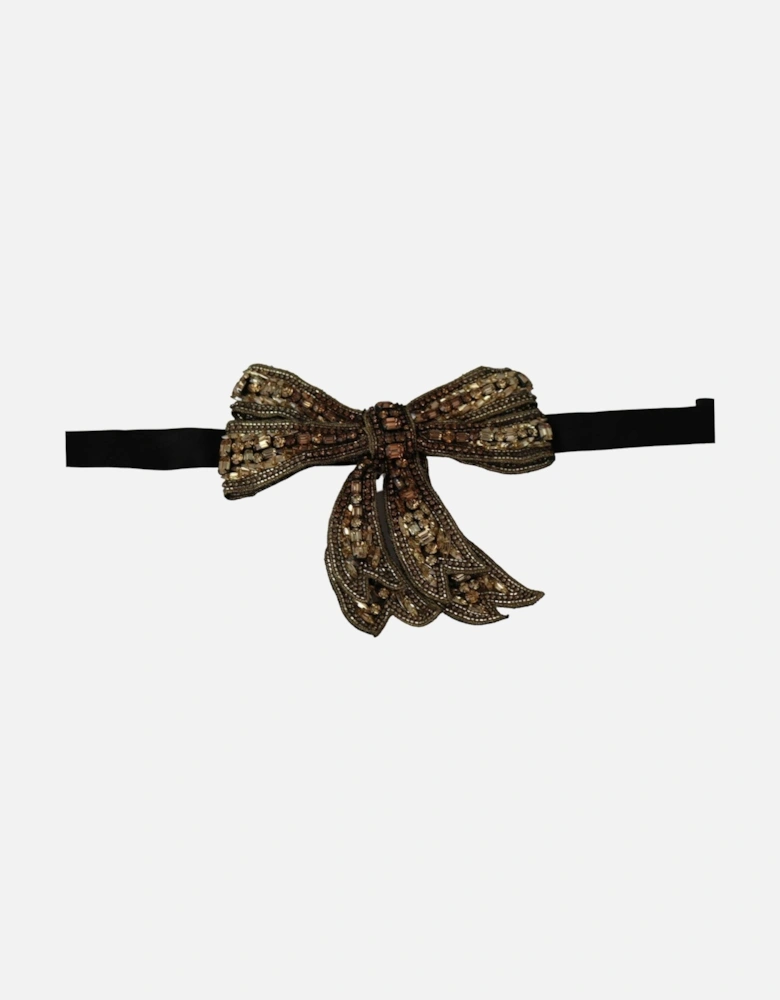 Embellished Bow Belt Gold Women Miscellaneous Accessories