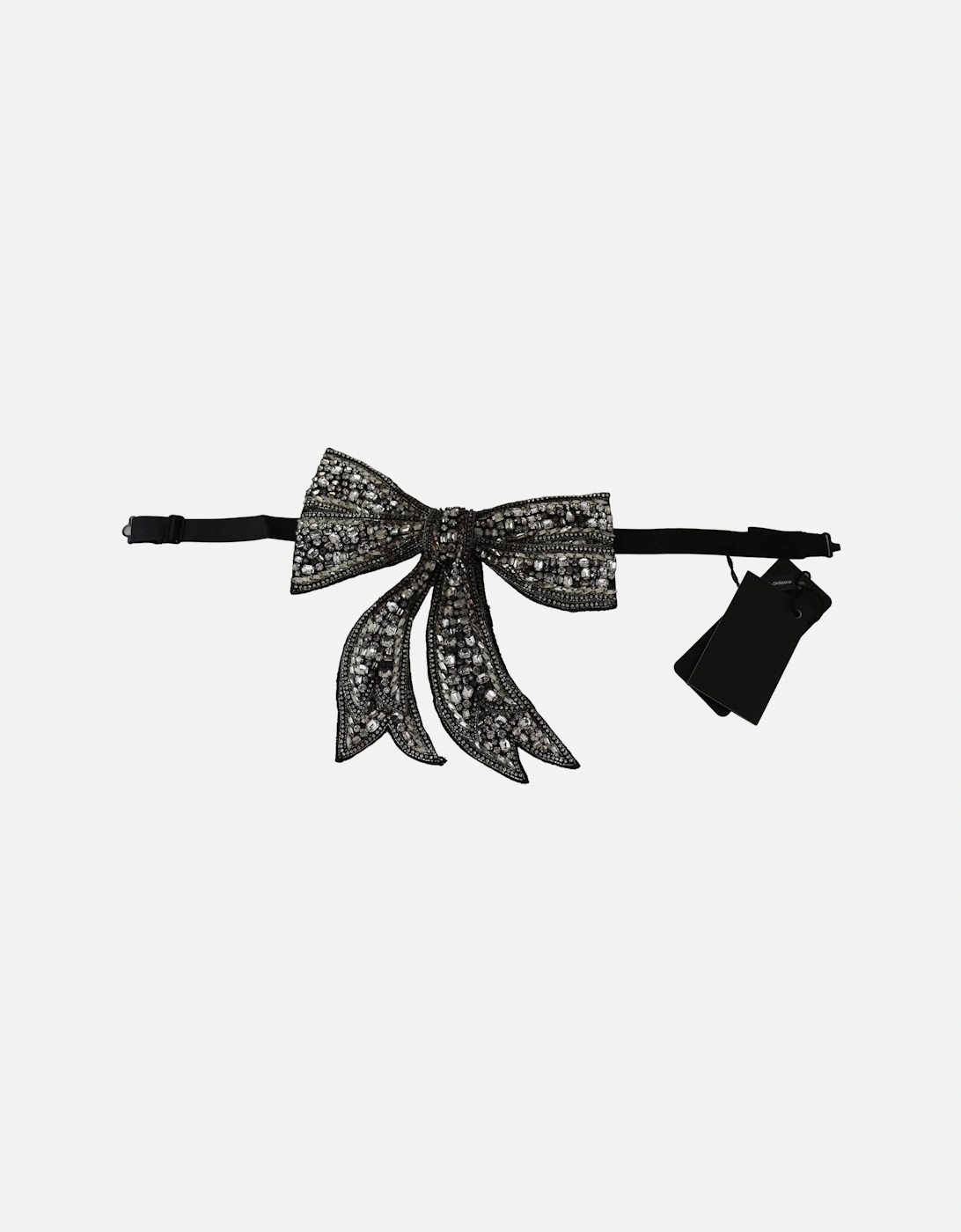 Crystal Bow Tie Embellished Formal Accessory Women - Silver, 3 of 2