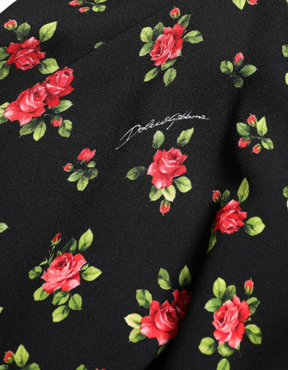 HighWaist Floral Mini Skirt Model1950 Women - Black