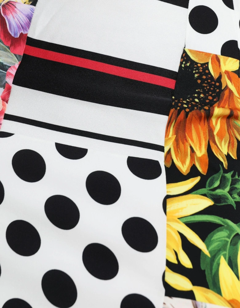 Floral Pencil Skirt Multicolor Style Women