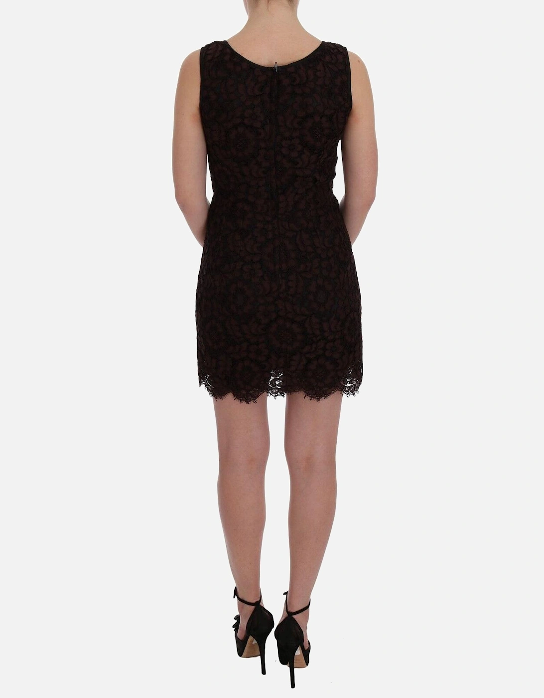 Lace Mini Dress Floral Lace Women - Bordeaux Dresses