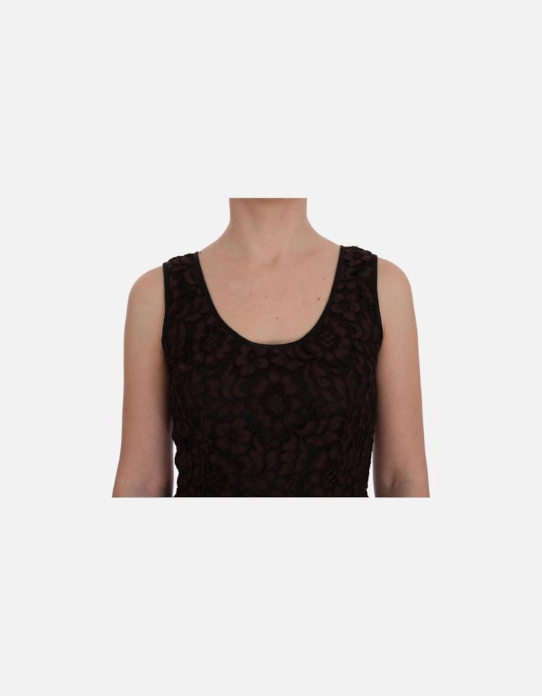 Lace Mini Dress Floral Lace Women - Bordeaux Dresses